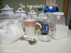 Cupcake In a Mug Ingredients